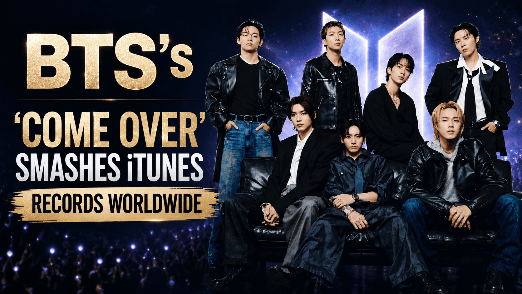 BTS के Come Over से रचा iTunes इतिहास, Fans में जश्न