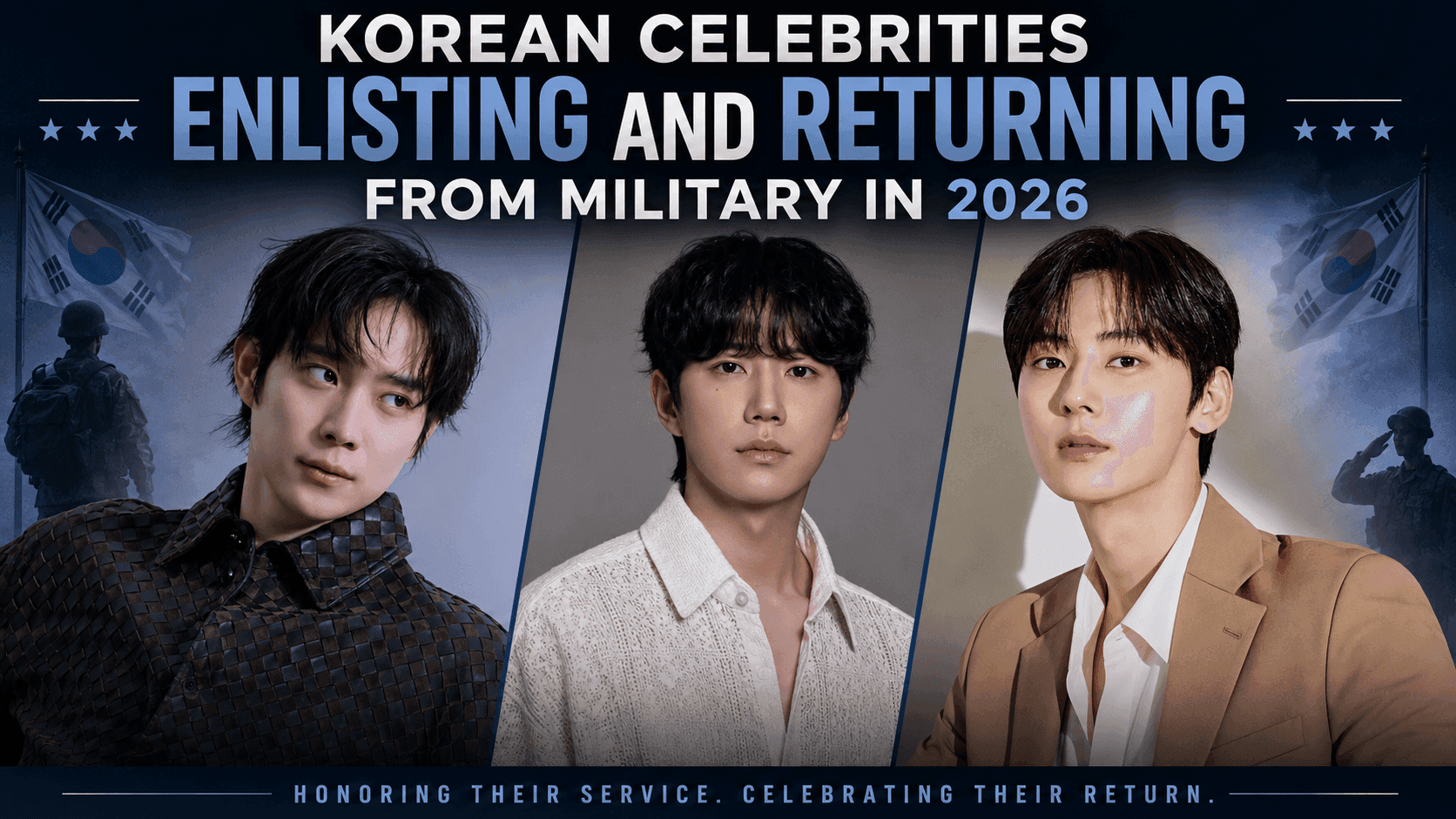 2026 में Military Service जॉइन और पूरी करेंगे ये Korean Stars