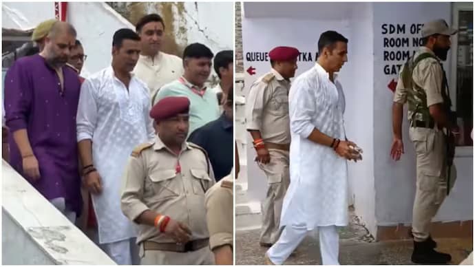 फिल्म रिलीज से पहले अक्षय कुमार ने लिया मां का आशीर्वाद