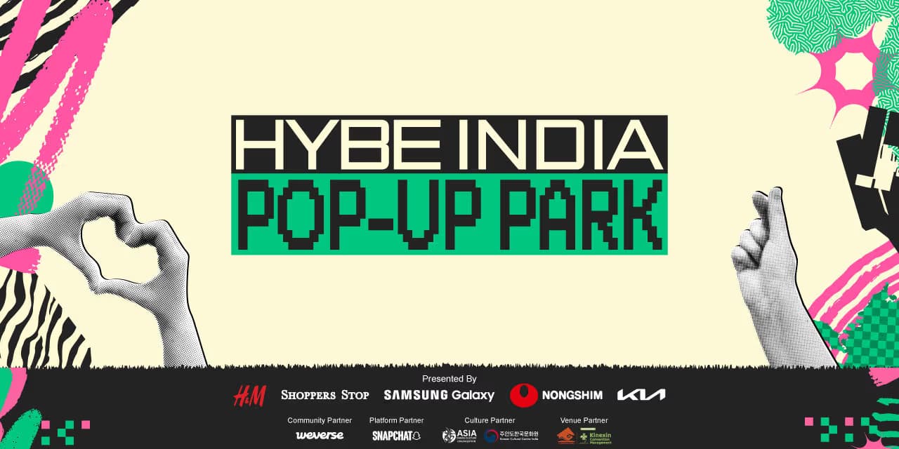 HYBE India के Pop-Up Park Finale के लिए तैयार हुई दिल्ली!